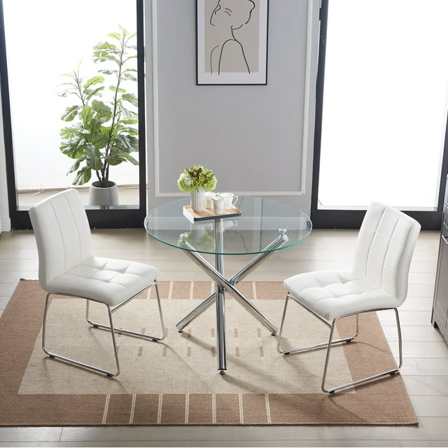 Omni House Dining Room Table Sets for 2,Dinner Table Set for 2,Space