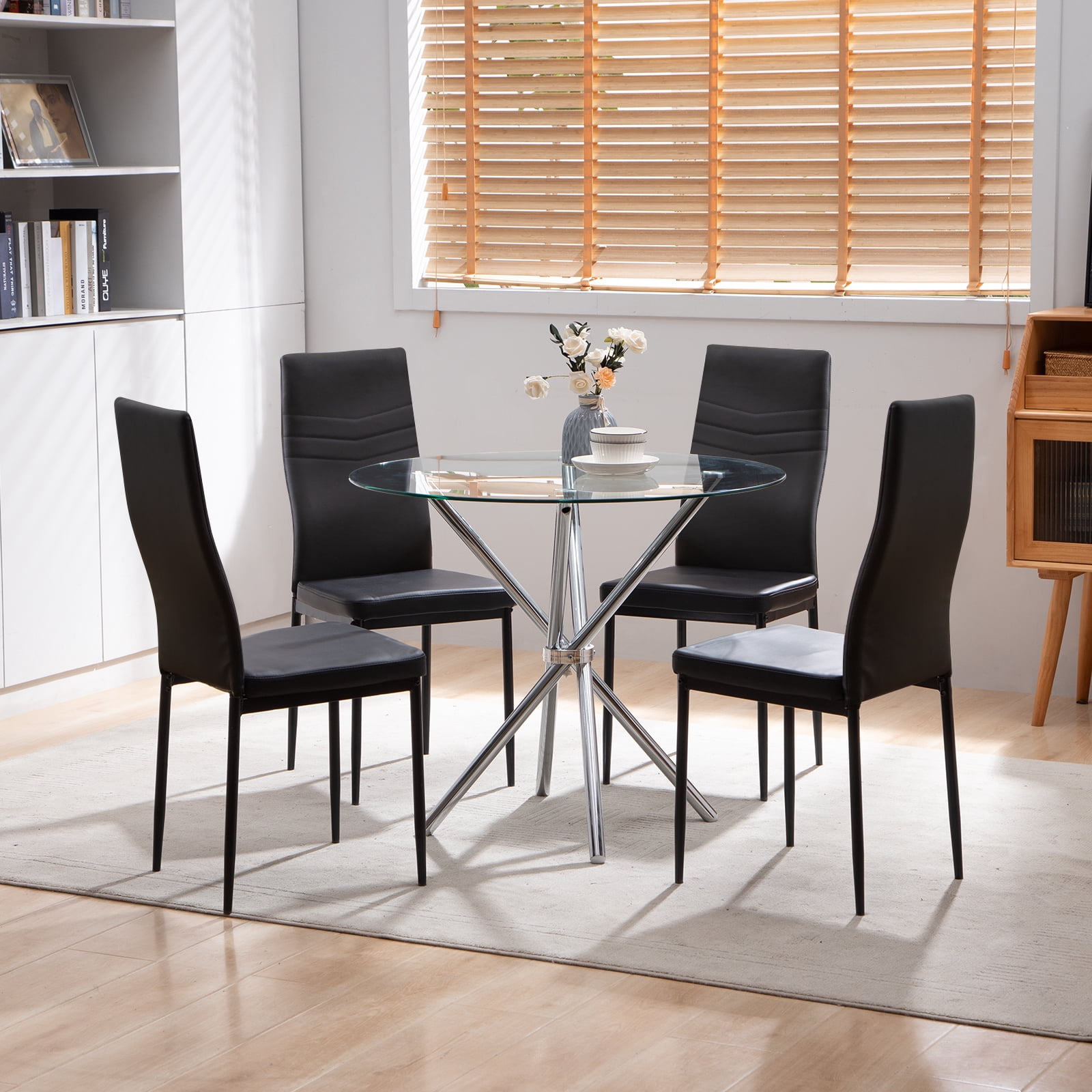Omni House Dinner Table Set for 4,Dining Room Table Sets,Modern ...