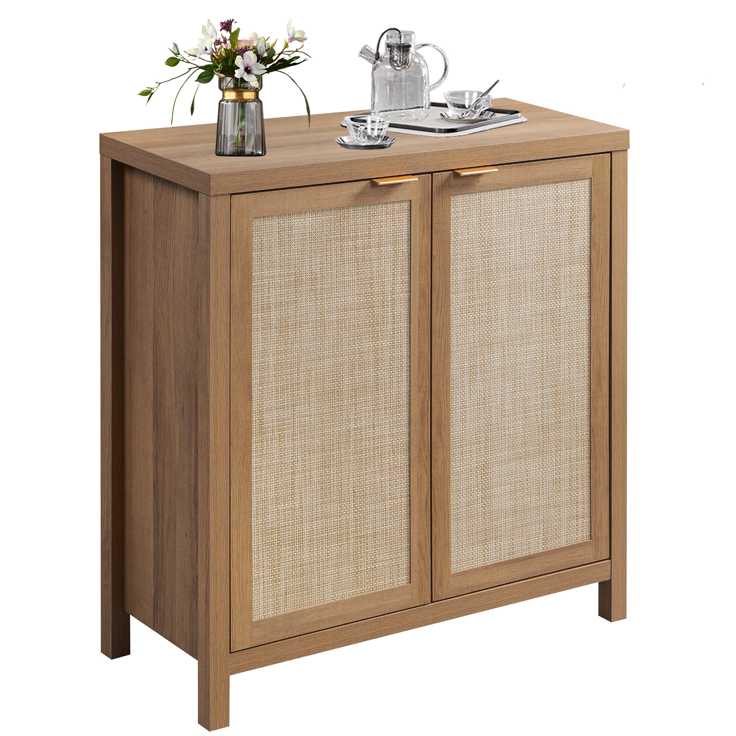 Omni House Rattan Sideboard Buffet with Rattan