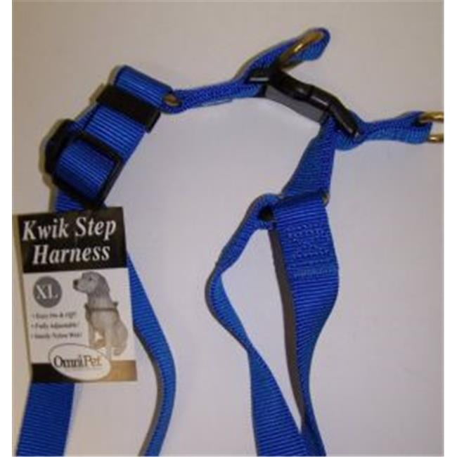 Omni Pet 445-19001 Omni Pet No.19XLBL Step in Harness Nylon Size 27-42in XLarge Color Blue
