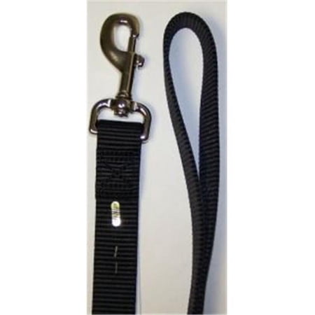 Omni Pet 445-84300 Omni Pet No.1104 BK 1inX4ft Nylon Lead Color Black