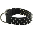 thumbnail image 1 of Omni Pet 205NFK-BK21 21 in. Bravo Nylon Spiked Dog Collar - Black, 1 of 1
