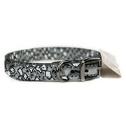 Omni Pet- White Native Leather Dog Collar - 14X1.2