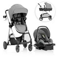 thumbnail image 1 of Evenflo Omni Plus Travel System with LiteMax Infant Car Seat, Mylar Gray, 1 of 21
