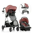 thumbnail image 1 of Evenflo Omni Plus Travel System with LiteMax Infant Car Seat, Shasta Pink, 1 of 27