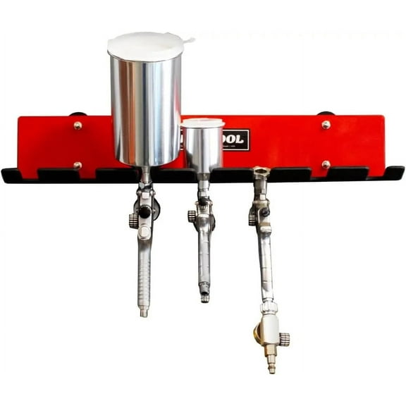 Omni Tool Multiple Spray Gun Holder – Holds 7 Guns Without Cups, 4 With Cups Quantity: 1 Pack