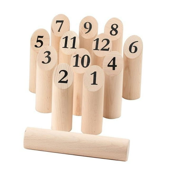 Omni Wooden Toys 966051 Swedish Bowling Game