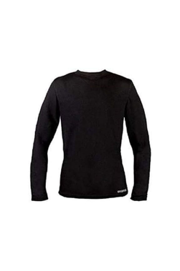 Base Layer Crew Top, Black (Men's)