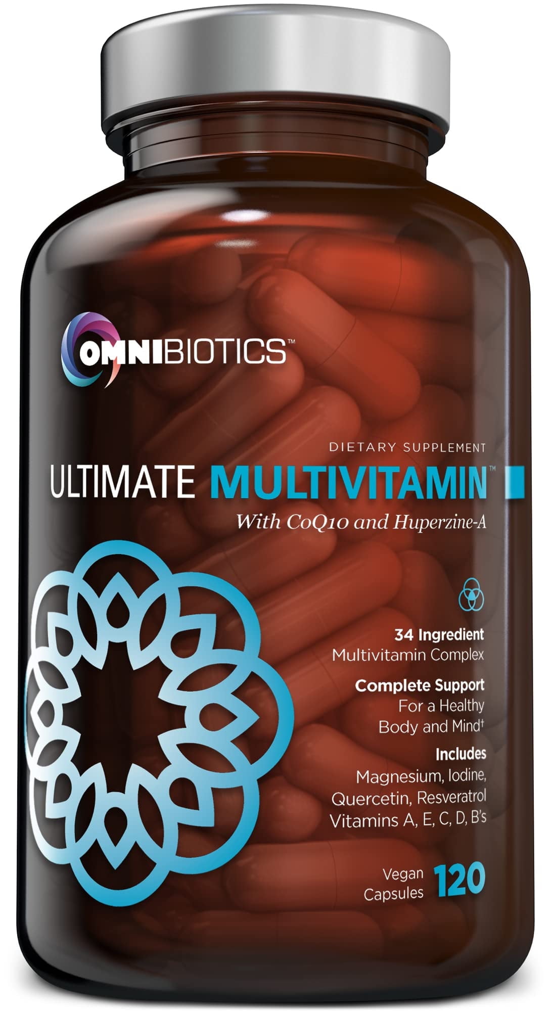 OmniBiotics Ultimate Daily Multivitamin for Women & Men - 120 Vegan ... OmniBiotics Ultimate Daily Multivitamin for Women & Men - 120 Vegan ...