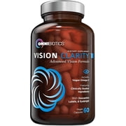 OmniBiotics Vision Clarity Eye Vitamin and Mineral Supplement - Lutein and Zeaxanthin Macular Health Supplement for Adults - 60 Vegan Capsules