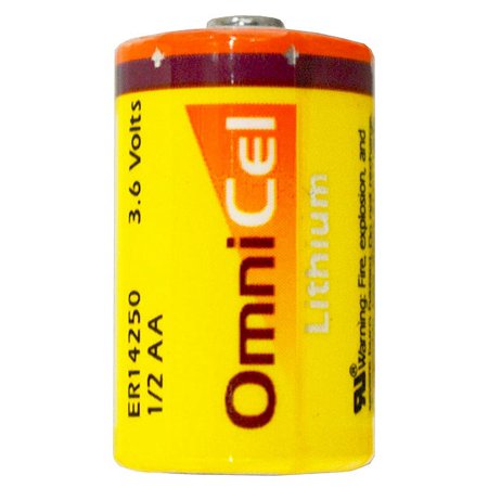 OmniCel 1/2 AA Size 3.6V Lithium Battery 10 Pack + FREE SHIPPING!