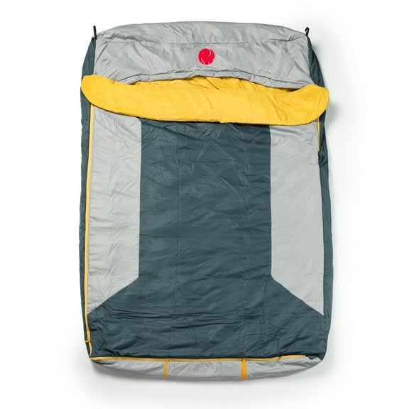 OmniCore Designs 30 F Double Wide Hooded Rectangular Sleeping Bag - Yellow