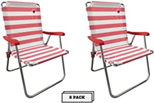 OmniCore Designs New Standard Folding Camp/Lawn Chair (2 Pack