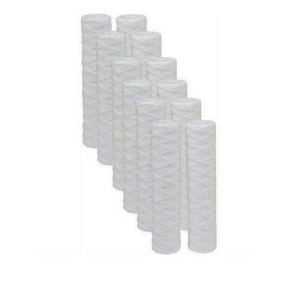 OmniFilter Compatible RS2 RS2-DS String Wound Water Filter 12-Pack 5 Micron 9.75" x 2-1/2"