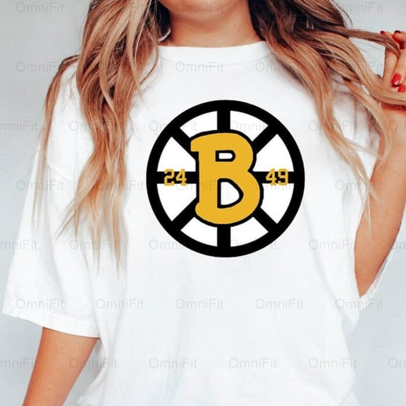 OmniFit21 Bos Hockey Team Fan Apparel, Local League Spirit Graphic Design Game Day Pride T-Shirt, for Unisex, up to size 5XL.