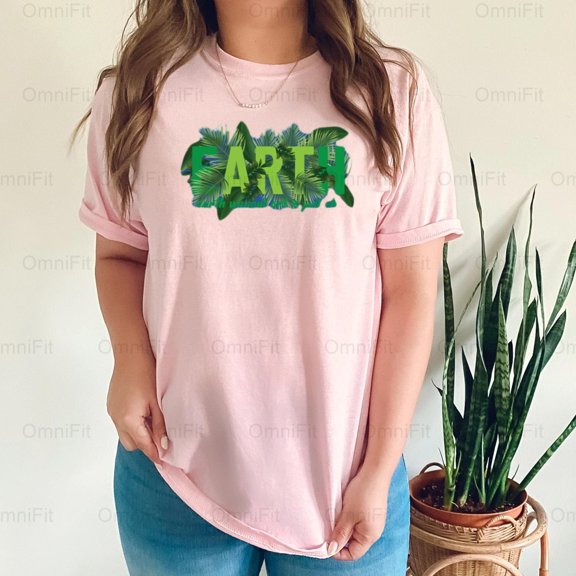 OmniFit22 Earth Day Earth Without Art Is Eh Quote Environmental Awareness Creative Planet T-Shirt, for Unisex, up to size 5XL.