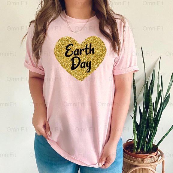 OmniFit22 Earth Day Love Nature Mountains Environmental Awareness Planet Lover Scenery Style T-Shirt, for Unisex, up to size 5XL.