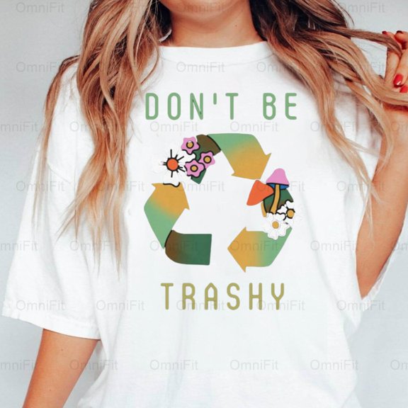 OmniFit23 Earth Day Retro Style Look Environmental Awareness Planet Lover Vintage Graphic T-Shirt, for Unisex, up to size 5XL.