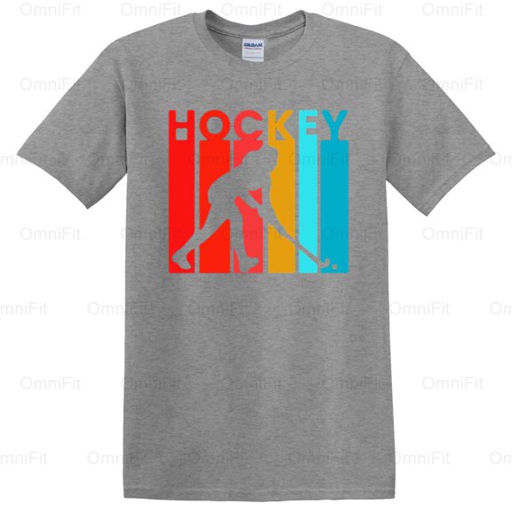 OmniFit25 Hockey Girl Player Graphic Design, Female Athlete Spirit, Game Day Ready Style T-Shirt, for Unisex, up to size 5XL.