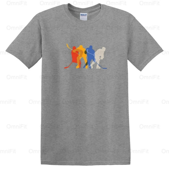 OmniFit25 Hockey Players Graphic Graphic Honor Support Style Teams Sport Player New T-Shirt, for Unisex, up to size 5XL.