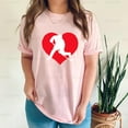 thumbnail image 1 of OmniFit26 Hockey Valentine's Day Lover Gift Graphic, Romantic Sport Fan, Player Heart Design T-Shirt, for Unisex, up to size 5XL., 1 of 3