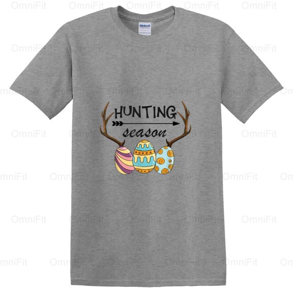 OmniFit26 Hunting Season Easter Egg Hunt Holiday Celebration Game Tradition Spring Activity T-Shirt, for Unisex, up to size 5XL.