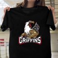 thumbnail image 1 of OmniFit27 Sport Griffins Hockey Team Fan Apparel, AHL Supporter Graphic Design Game Day T-Shirt, for Unisex, up to size 5XL., 1 of 3
