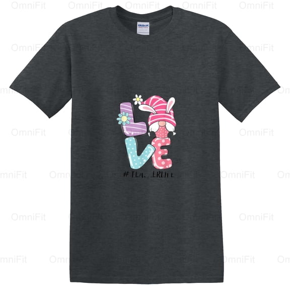 OmniFit28 Teacher Life Easter Gnome Holiday Celebration Educator Profession Spring Mythical T-Shirt, for Unisex, up to size 5XL.