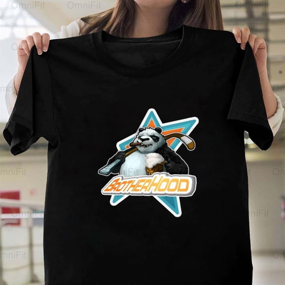 OmniFit28 The Brotherhood Hockey Graphic Design, Team Unity Spirit, Player Bond Fan Apparel T-Shirt, for Unisex, up to size 5XL.