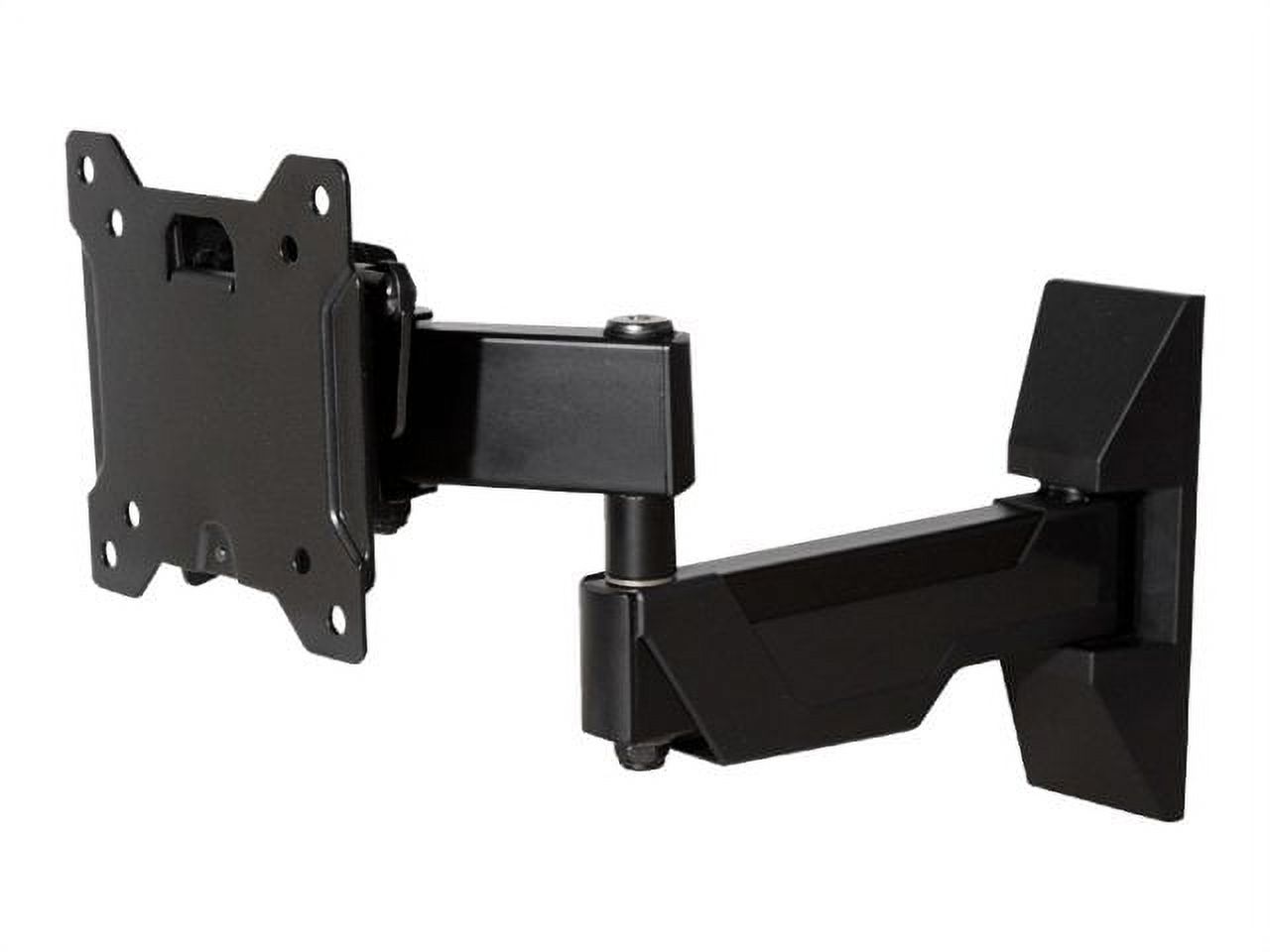 OmniMount OC40FMX - Mounting kit (wall plate, monitor plate, VESA adapter, mounting arm, mounting hardware, wall plate cover) - for flat panel - black powder coat - screen size: 13"-37" - image 1 of 2