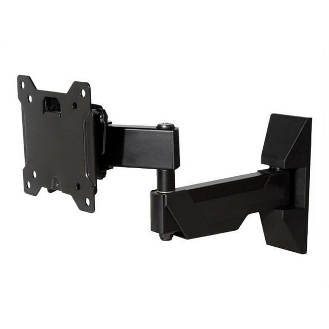 OmniMount OC40FMX - Mounting kit (wall plate, monitor plate, VESA adapter, mounting arm, mounting hardware, wall plate cover) - for flat panel - black powder coat - screen size: 13"-37"