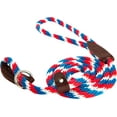 thumbnail image 1 of OmniPet British Rope Slip Lead for Dogs, 6', Red/White/Blue, 1 of 1