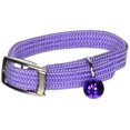 thumbnail image 1 of OmniPet Kool Kat Elastic Cat Safety Collar with Bell, Lavender, 8", 1 of 2