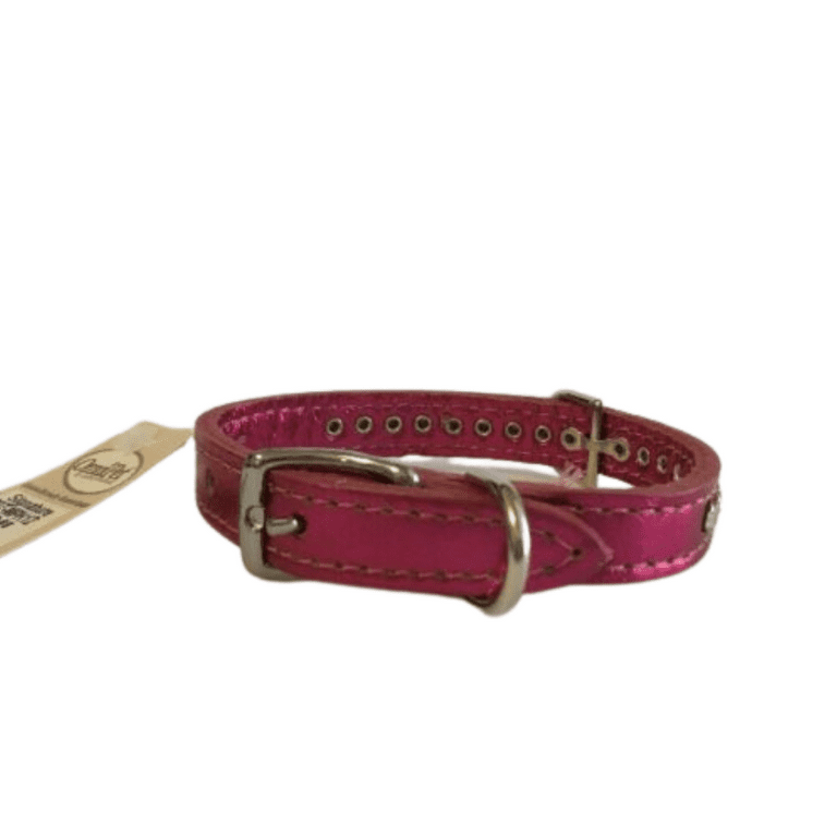 OmniPet Signature Leather Crystal Dog Collar 12'' - Walmart.com