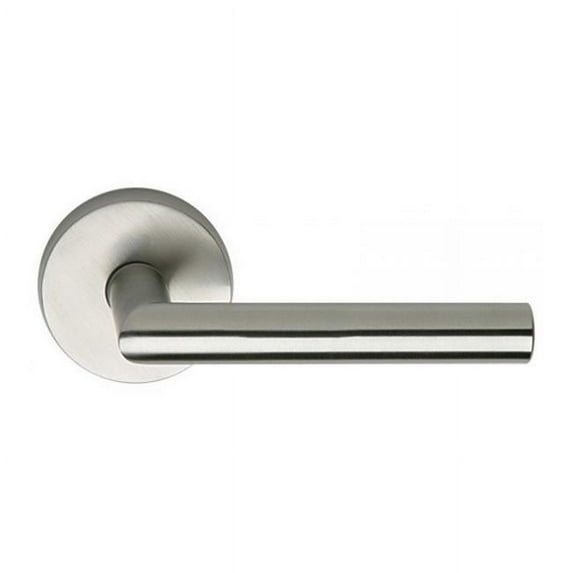 Omnia 12-00.PA32D Stainless 12 Lever Passage with 2.375 in. Backset T Strike 1.375 in. Door, Satin Stainless Steel