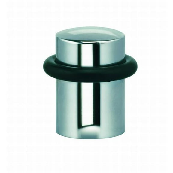 Omnia 7000.26 1.75 in. Floor Door Stop, Bright Chrome