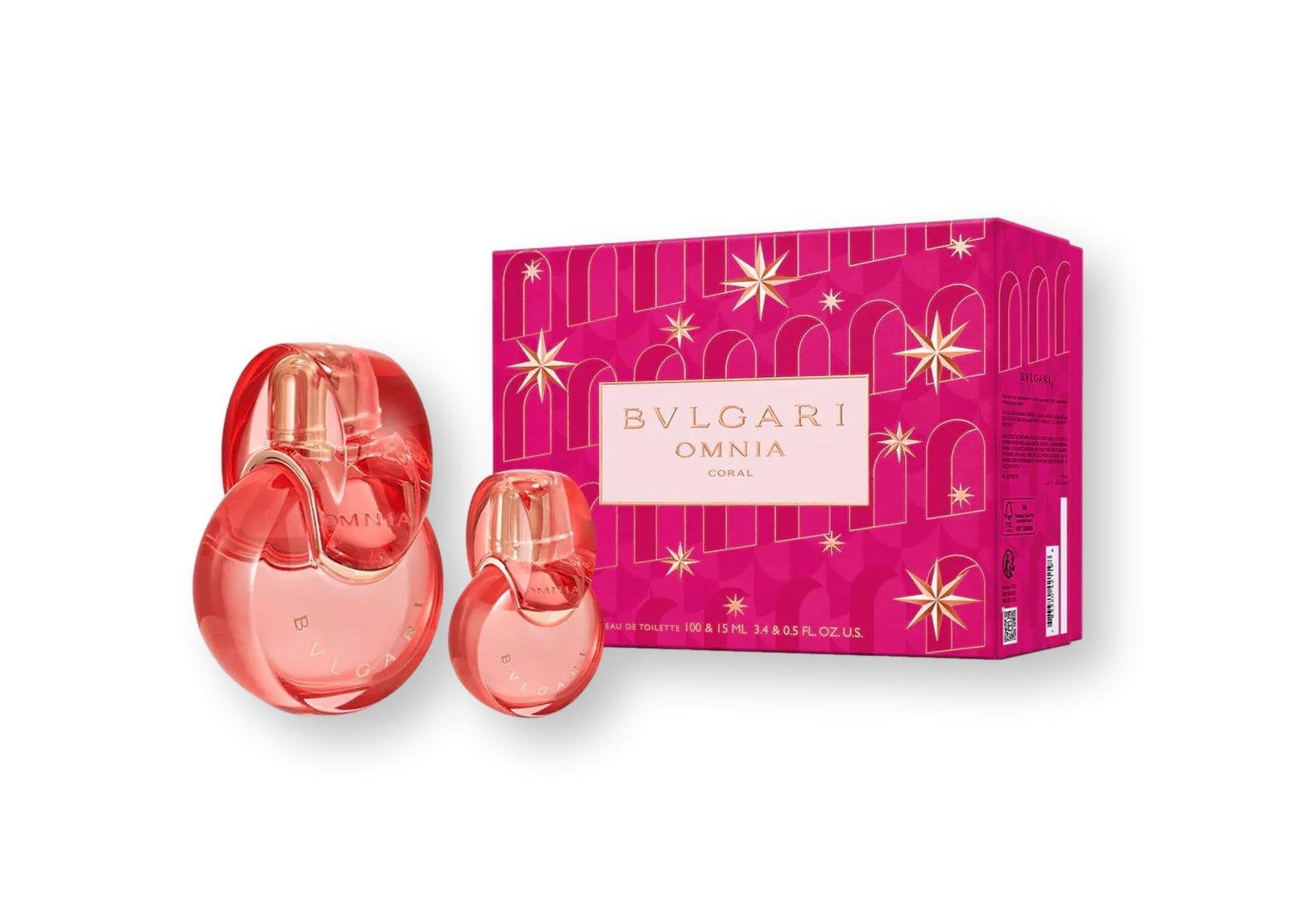Bvlgari Omnia Coral Perfume Gift Set for Women, 2 Piece Fragrance