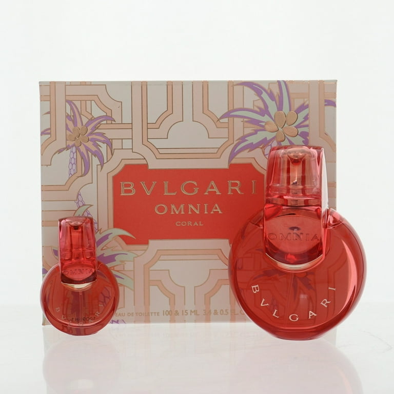 Bvlgari Omnia Coral Perfume Gift Set for Women, 2 Piece Fragrance