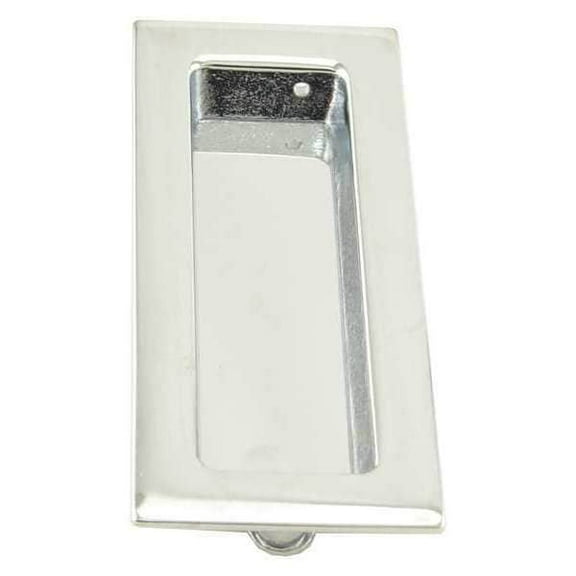 Omnia Flush Pull, Solid Brass, Silver 653/00.26