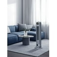thumbnail image 1 of Omnibreeze 38" Tower Fan, 90 Oscillating Fan, Large LED Display, Fan with Remote, 4 Speeds, Quiet, 12H Timer,Gray, 1 of 6