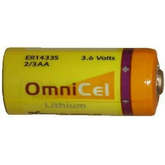 Omnicel 3.6 Volt 2/3 Aa 1650 Mah (Er14335) Primary Lithium Battery
