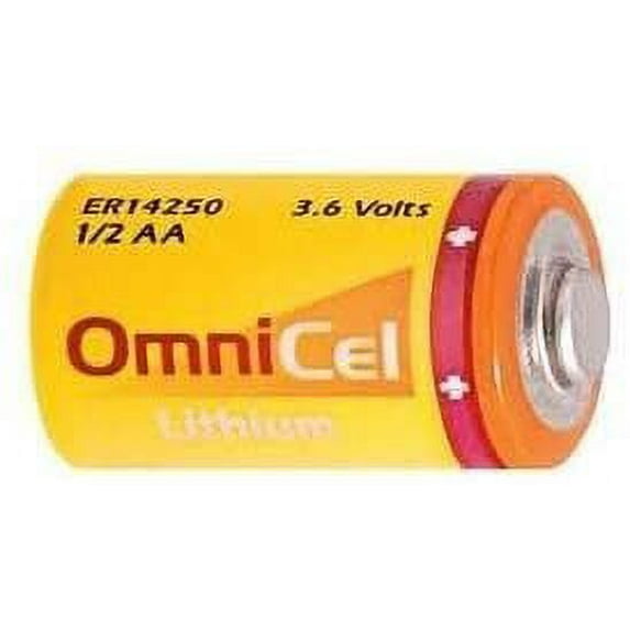 Omnicel 36 Volt 1/2 Aa 1200 Mah (Ls14250 and Er14250) Primary Lithium Battery by Omnicel
