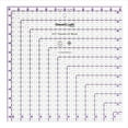 thumbnail image 1 of Omnicraft 12-1/2" Square-Up Quilting Ruler By Omnigrid, 1 of 2