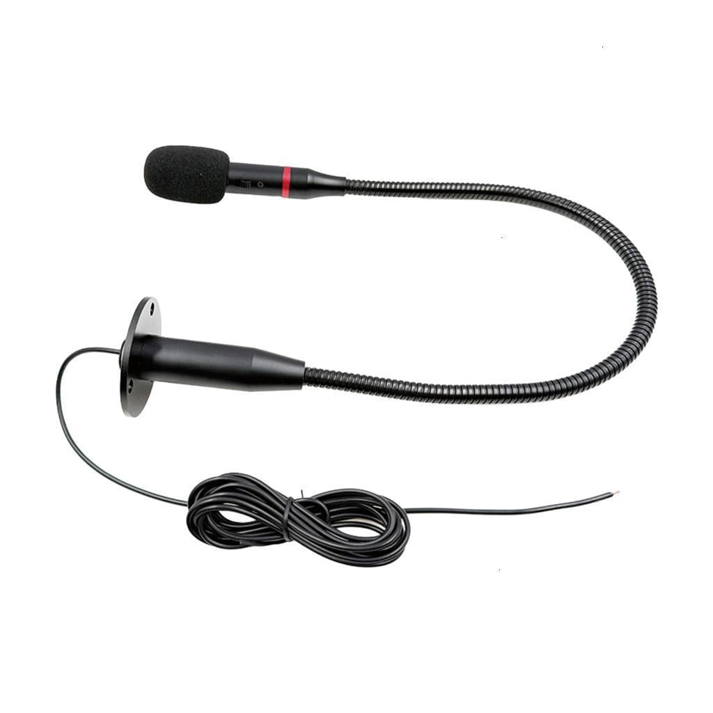 Omnidirectional Desktop Microphone With Metal Arm Easy Setup Plug Play Compatible Laptop Devices