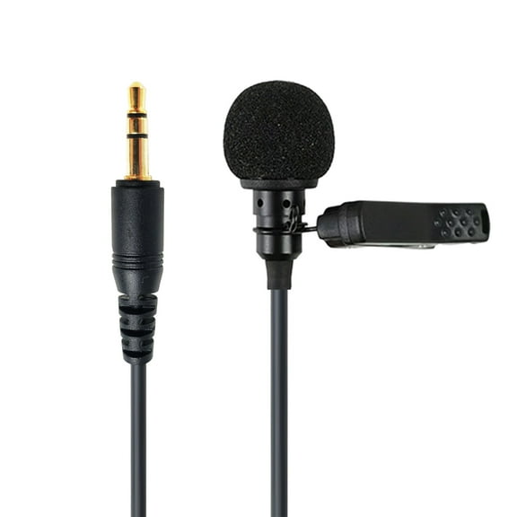 Omnidirectional Lavalier Condenser Microphone Compatible for RODE Wireless GO 2.4G Wireless System
