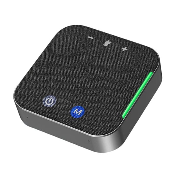 Omnidirectional Microphone Wireless Video Conference Speakerphone USB Bluetooth Microphone for Skype Zoom PC Laptop