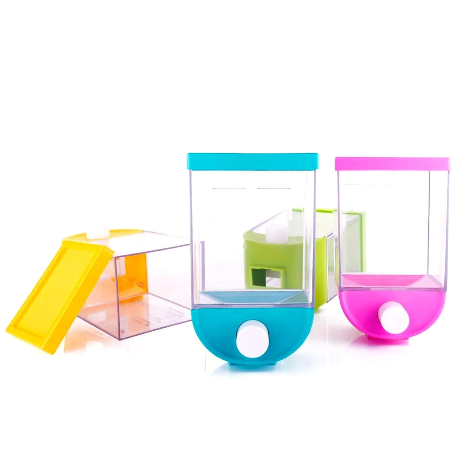 Omnigood Wall Mounted Plastic JARContainer for CornflakesCereal ...