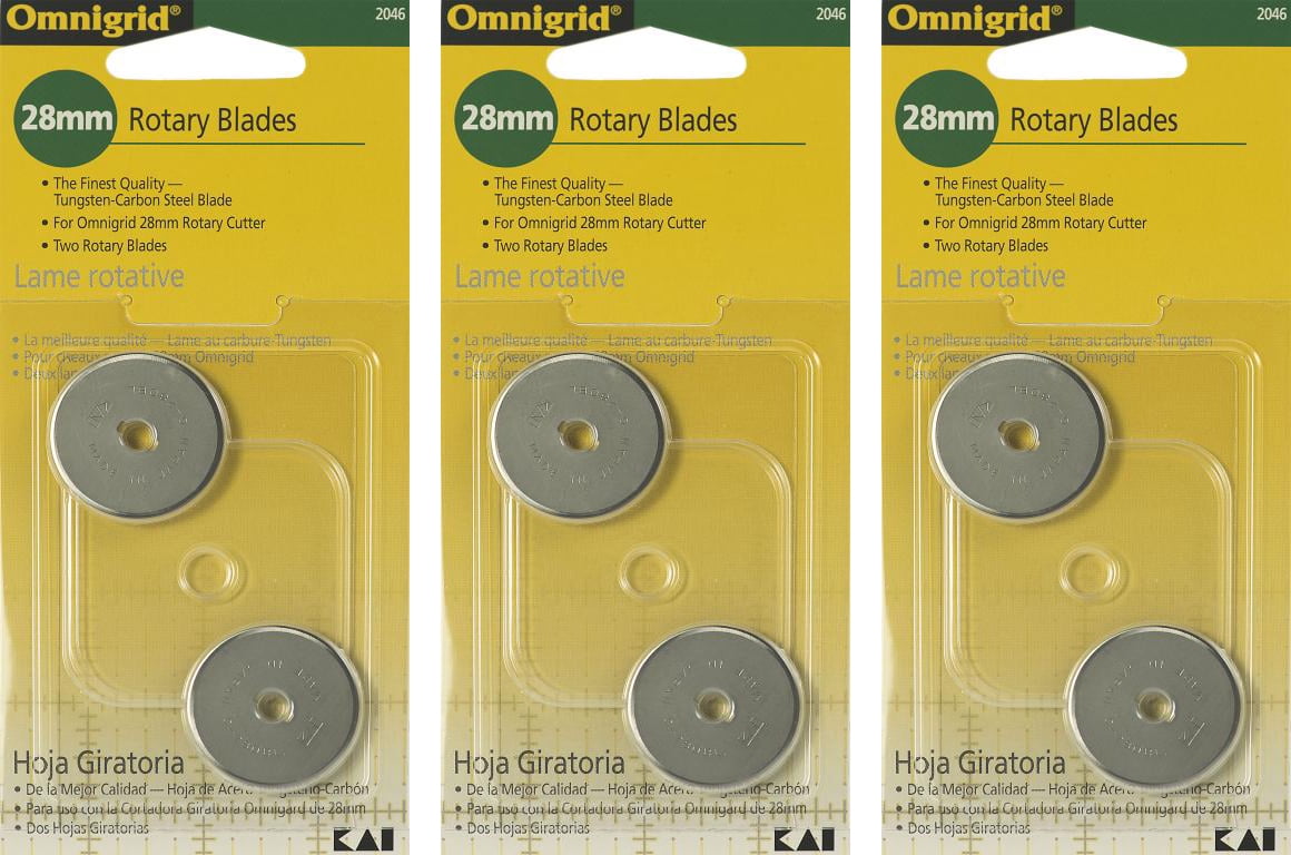 Omnigrid 28mm Replacement Rotary Blade, 6 Blades