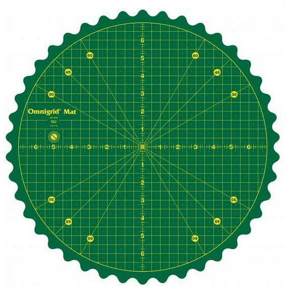 Omnigrid 360 14" Rotating Cutting Mat, Non-Slip Rotary Mat