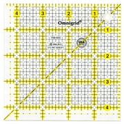 Omnigrid 4.5" Ruler with Grid, Square Quilter's Ruler